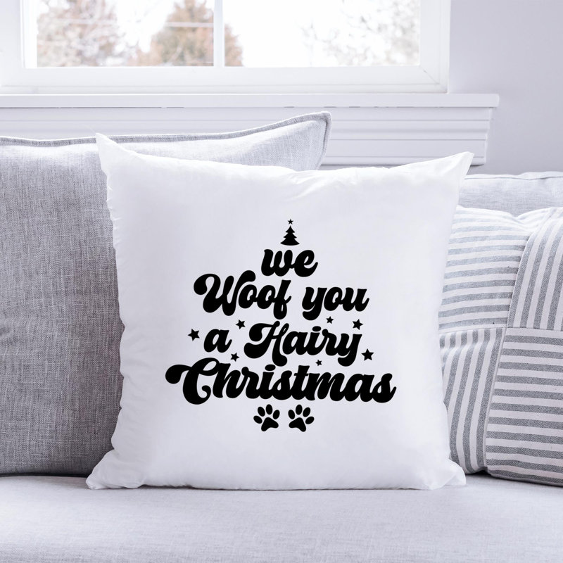 Coussin ChristmasDog_11, 16 po x 16 po