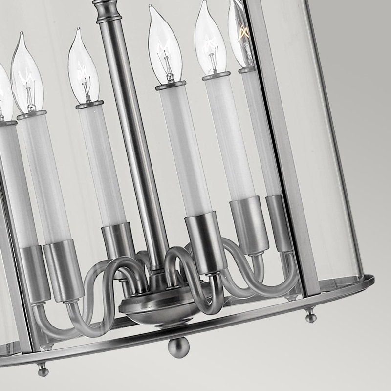 Barwood 6 - Light Lantern Pendant, Pewter