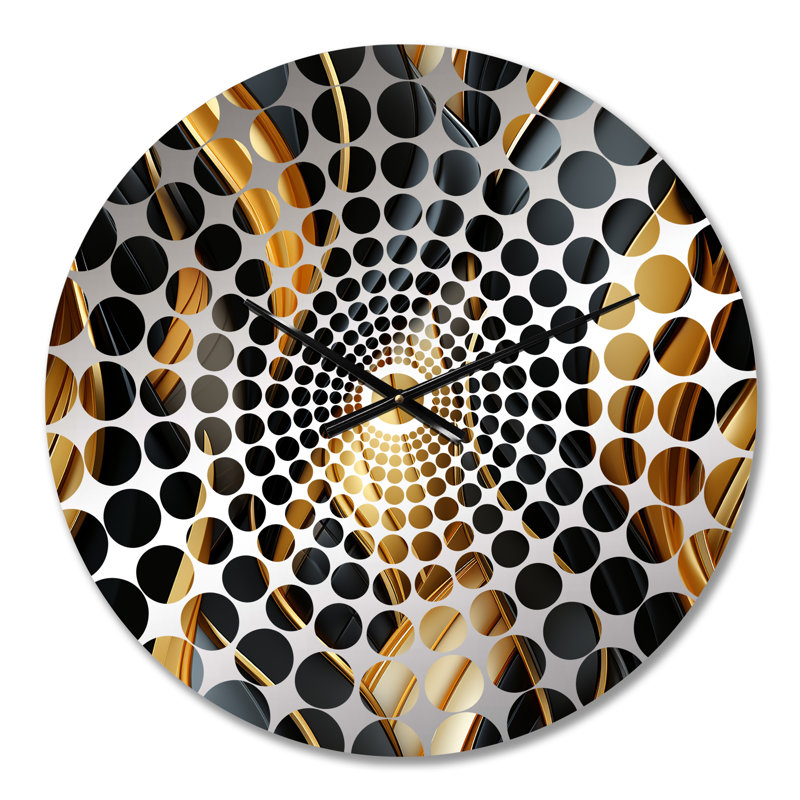 Horloge murale en marbre Opulent, Petit