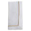 Odelle Embroidered Line Design Dinner 4 Piece Napkin Set-583057553
