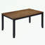 Ensemble de table de salle à manger 6 pièces avec 4 chaises et banc