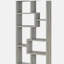 Bibliothèque à 7 tablettes, gris
