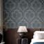 Ornamenta Collection Floral Damask Wallpaper Roll-59506556