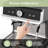 Semi-Automatic Espresso Machine with Built-In Grinder and Milk Frother, 20 Bar Pump for Home Baristas