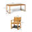 Lankin Rectangular 10 - Piece 8 - Person 180cm L Acacia Outdoor Table Set-199897477