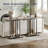 Industrial Entryway Console Table-1019522044