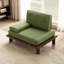 100.1Cm Corduroy Armless Convertible Sofa & Chaise-255737289