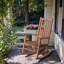 Chaise berçante en bois massif Schereville-814338196