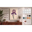 Purple Iris Study Botanical - Wrapped Canvas-1793378382-1793378384