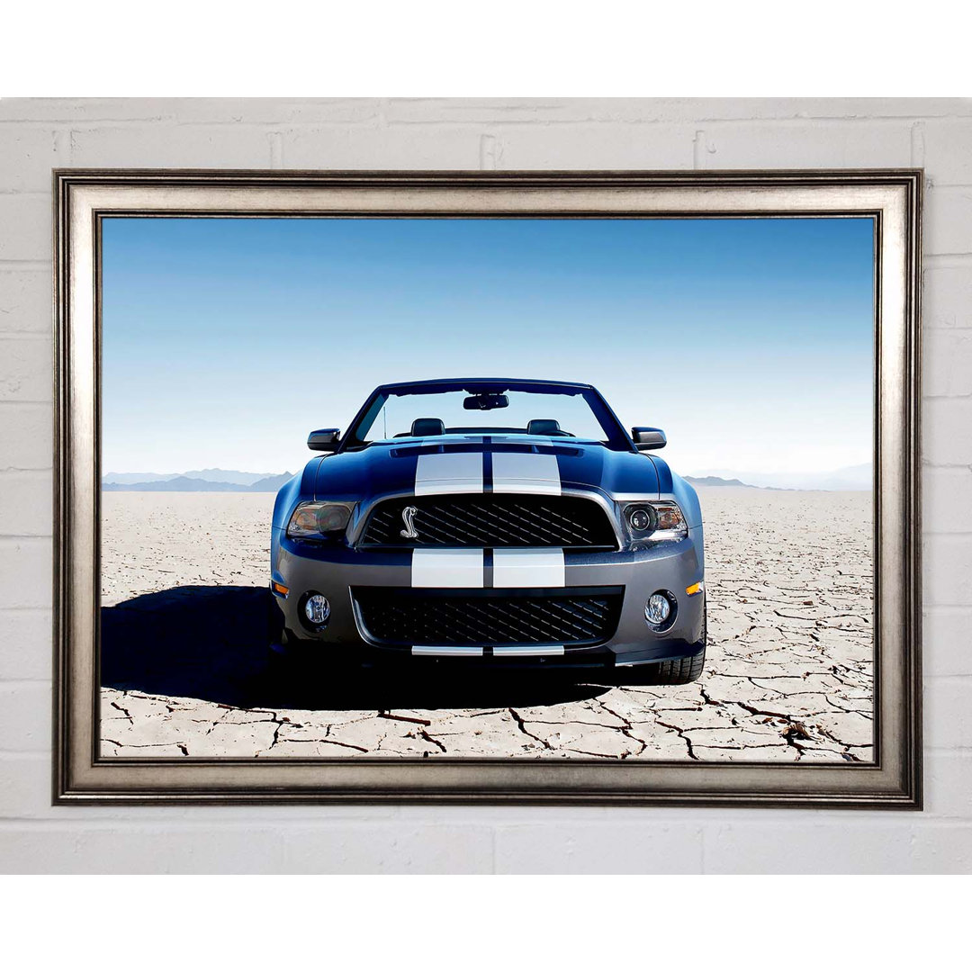 Mustang Shelby Frontprofil - Einzelner Bilderrahmen Kunstdrucke