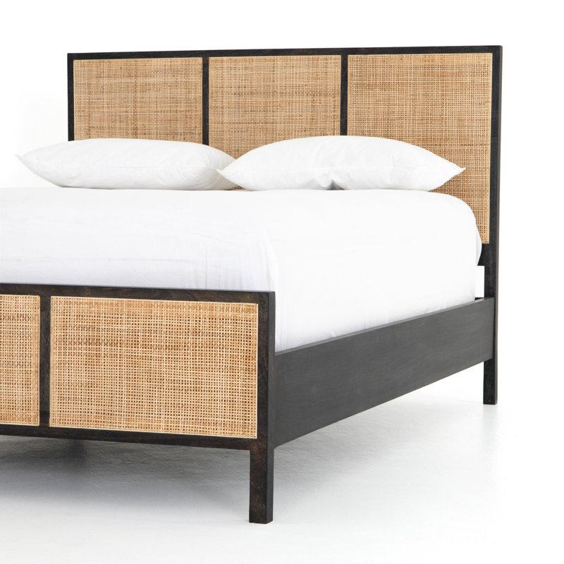Sydney Bed, King, Black Wash