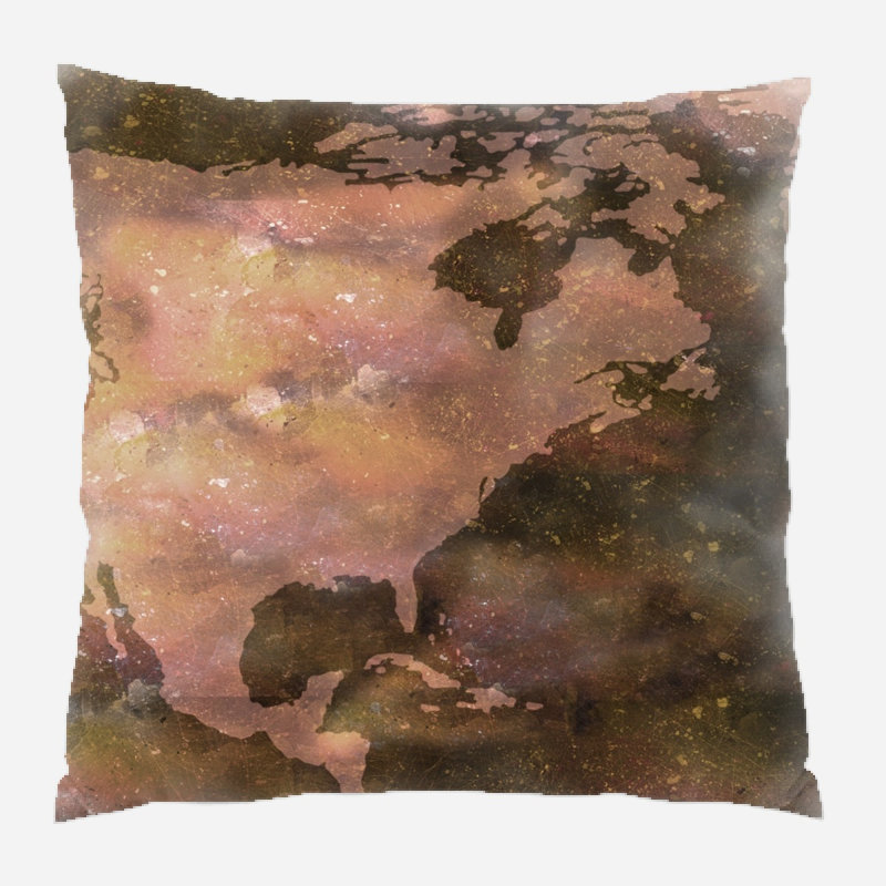 Coussin décoratif Wrisley, Microsuède, Intérieur