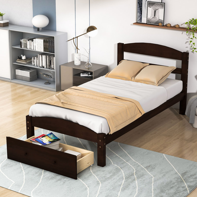 Menlow Kids Twin with Drawers, Espresso