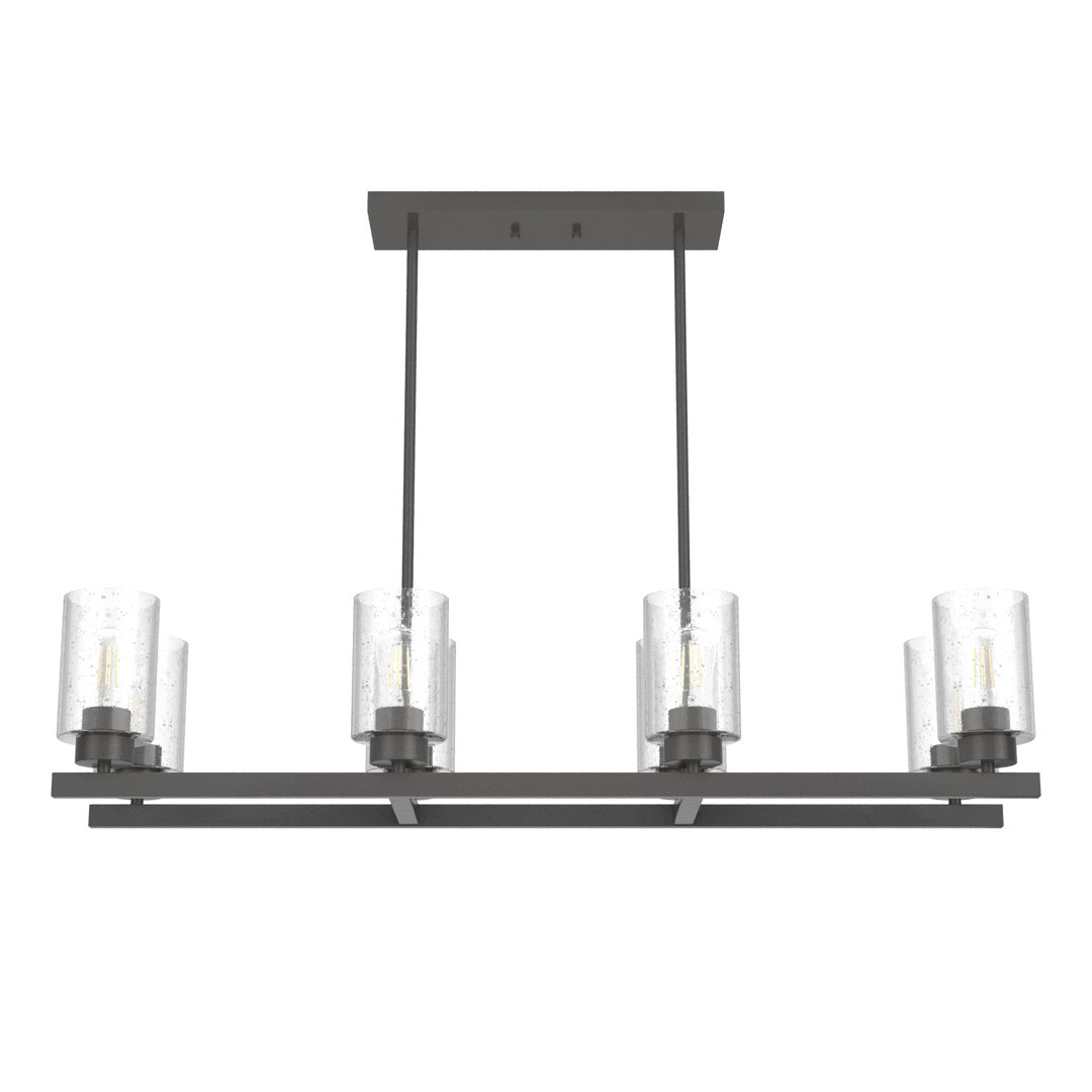 Hartland 8 - Light Kitchen Island Linear Pendant Hunter Fan 
