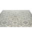Tapis transitionnel ivoire en laine noué à la main 7 pi 10 po x 9 po Oushak