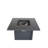 25'' H X 30'' W Steel Outdoor Fire Pit Table With Lid-1943120082