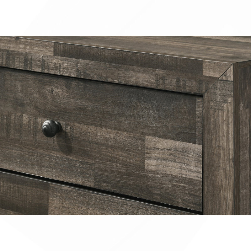 Mobilier de chambre à coucher 1Pc Rustic, Gris / brun rustique