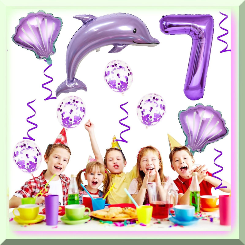 128 Pcs Blue Daisy Balloon Garland Kit