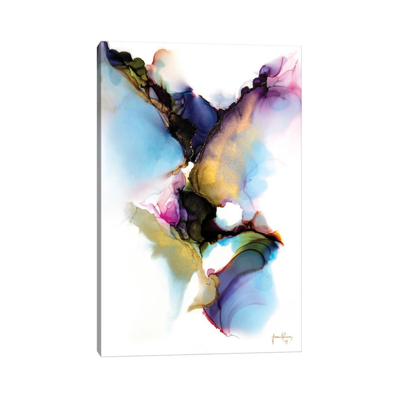 «Dance with Me» par Jamie Pomeranz - reproduction d'art, Toile tendue, Pas de tapis, H 26 po x l 18 po x 1,5 po