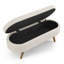 Banc de rangement rembourré 2 places, banc de hall d'entrée et banc de chambre Maly-109423243