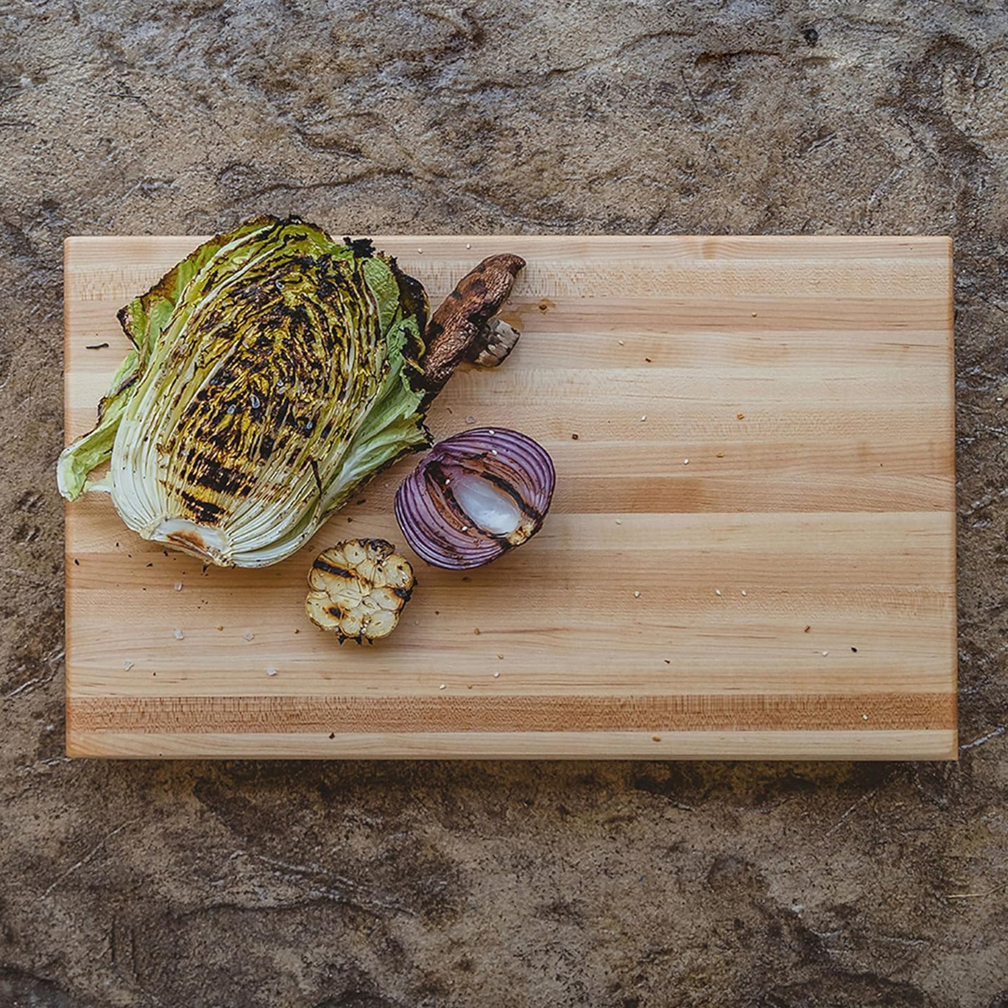 John Boos Wood Edge Grain Reversible Cutting Board, 18" L x 12" W 2.25"D, Maple