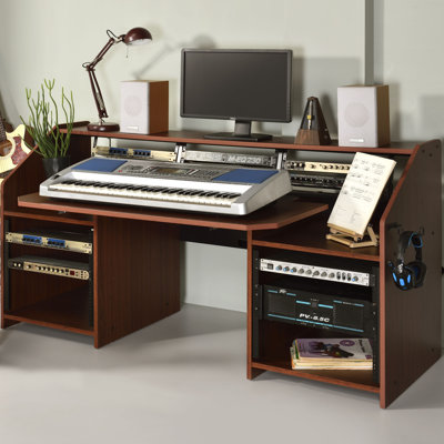 Cherry Music Desk with Earphone Rack