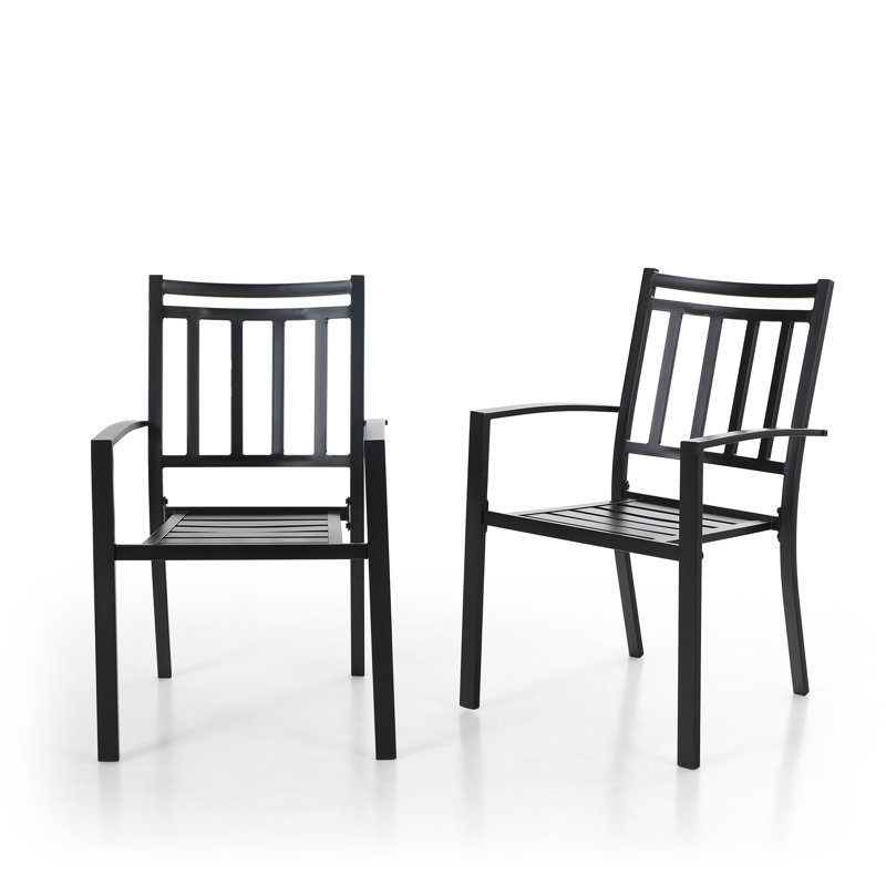 Fauteuil de salle à manger empilable Alyah