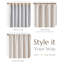 Linen Blend Solid Colour Rod Pocket Curtains-1721030776-1712717272