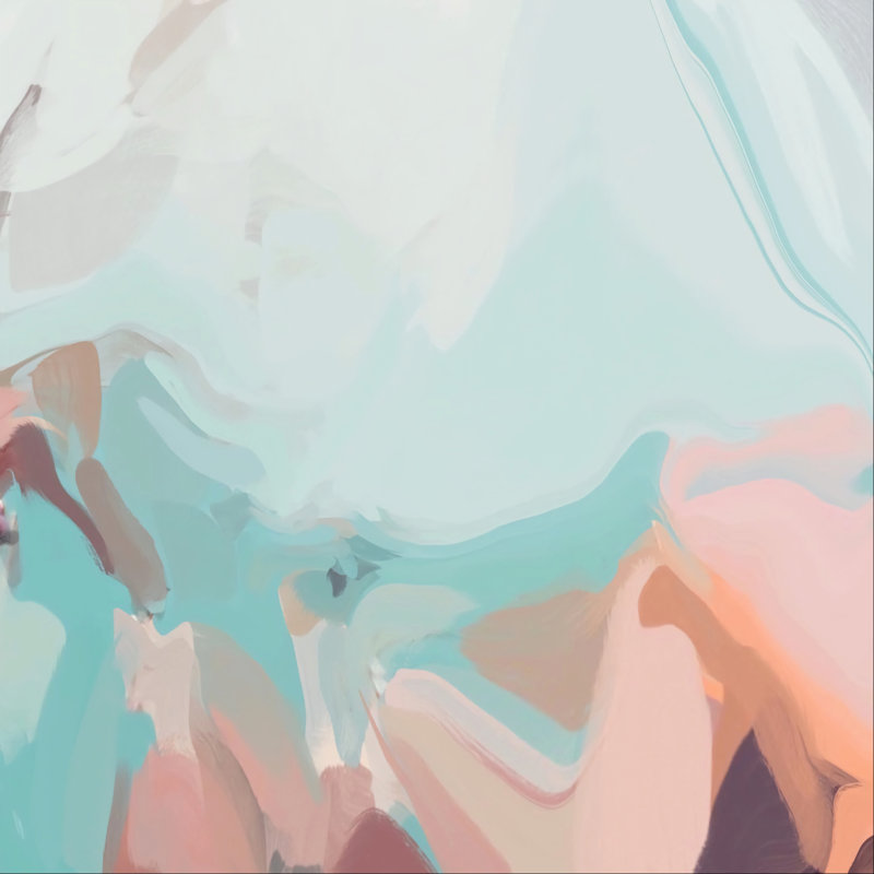 " Jet Stream " by Irena Orlov Painting Print, 12" H x 12" W