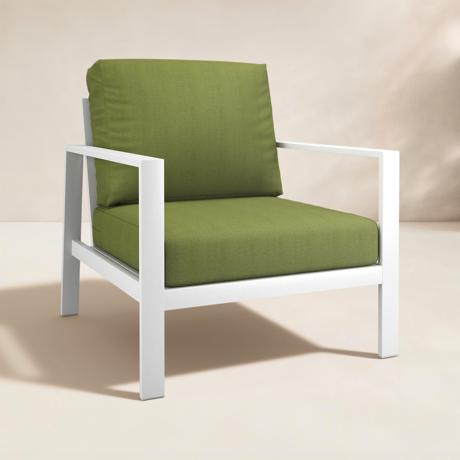 Townsend Sunbrella® Patio Lounge Chair, Spectrum Cilantro