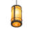 Villa 1 - Light Wrought Iron Single Pendant