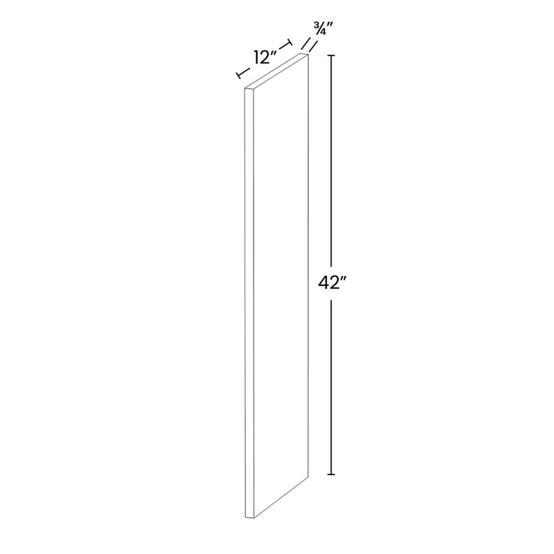 Panneau de finition mural Kindwood Eco Shaker prêt à assembler, 42"