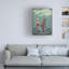  Art mural sur toile tendue - art mural Fab Funky «Poodle Tandem» pour le salon, la chambre à coucher ou le bureau - 18 x 24-33421790