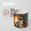 Scented Unscented Flameless Tumbler Candle with Ceramic Holder
