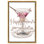 Drinks and Spirits Glimmering Martini Toast Cocktail, art mural, art textuel