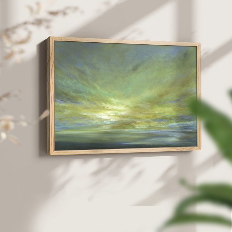 Coastal Views II - Reproduction encadrée - Restickable, H 16 po x l 20 po, Naturel