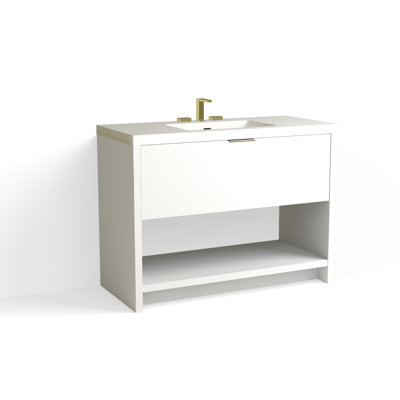 Vista 48" W Freestanding Single Bathroom Vanity