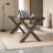 Industrial rustic solid natural pine desk