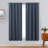 Nautica Robin Synthetic Solid Color Room Darkening Thermal Back Tab/Rod Pocket Single Curtain Panel-64819176-64819177