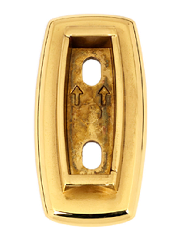 Euro Brass Back Plate, Polished Brass