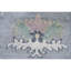 Tapis oriental rectangulaire en laine noué à la main gris / ivoire / or-94331829