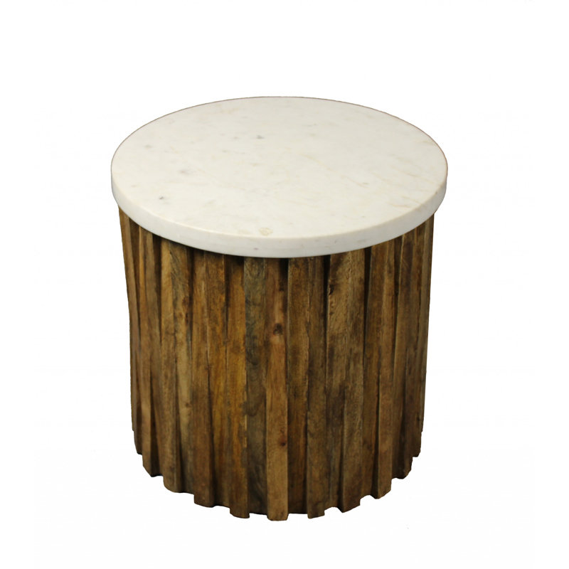 Dorotheia Marble Top End Table