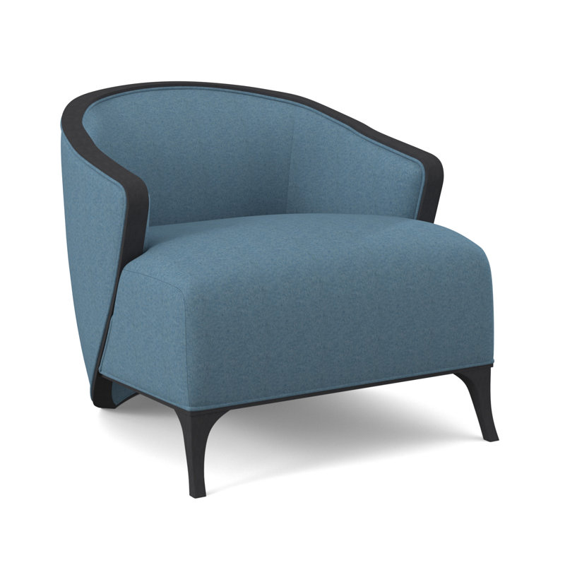 Penegrine Lounge Chair, Espresso, Filigree Ivory