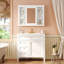 Bathroom Vanity With  Medicine Cabinet, Modern Bathroom Storage Cabinet With 2 Soft Closing Doors And 4 Drawers, Single Sink Bathroom Vanity-112897616