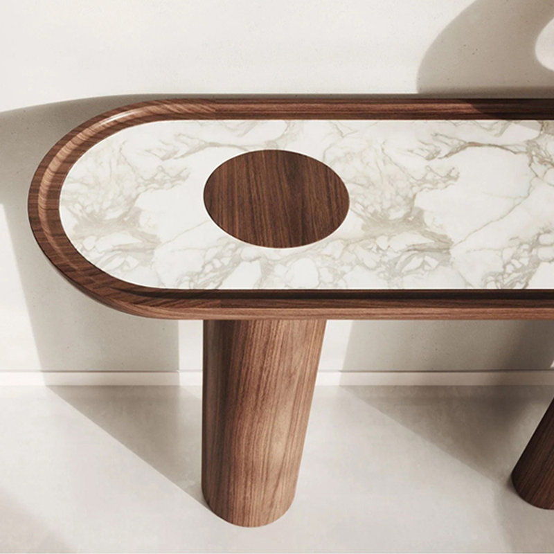 French Retro Console Table, 33.5" H x 63" W x 15.7" D
