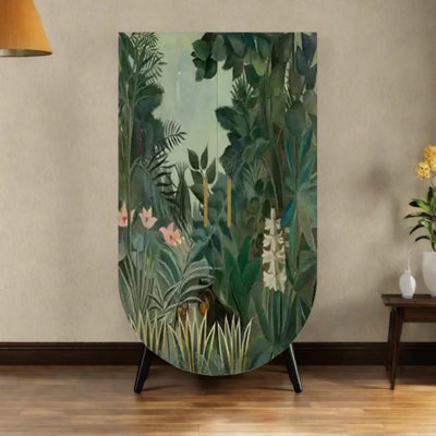 Armoire moderne à double porte minimaliste