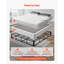 Sommier tapissier, sommier de 9,1 po, capacité de poids maximale de 3500 lb, structure de lit grand format 79,1 x 59,6 x 9,1 po avec tissu lavable, structure en métal robuste pour grand lit, assemblage facile-1510413078-1510413081