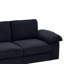 Canapé en velours compact avec rangement caché, causeuse 2 places-2056540155