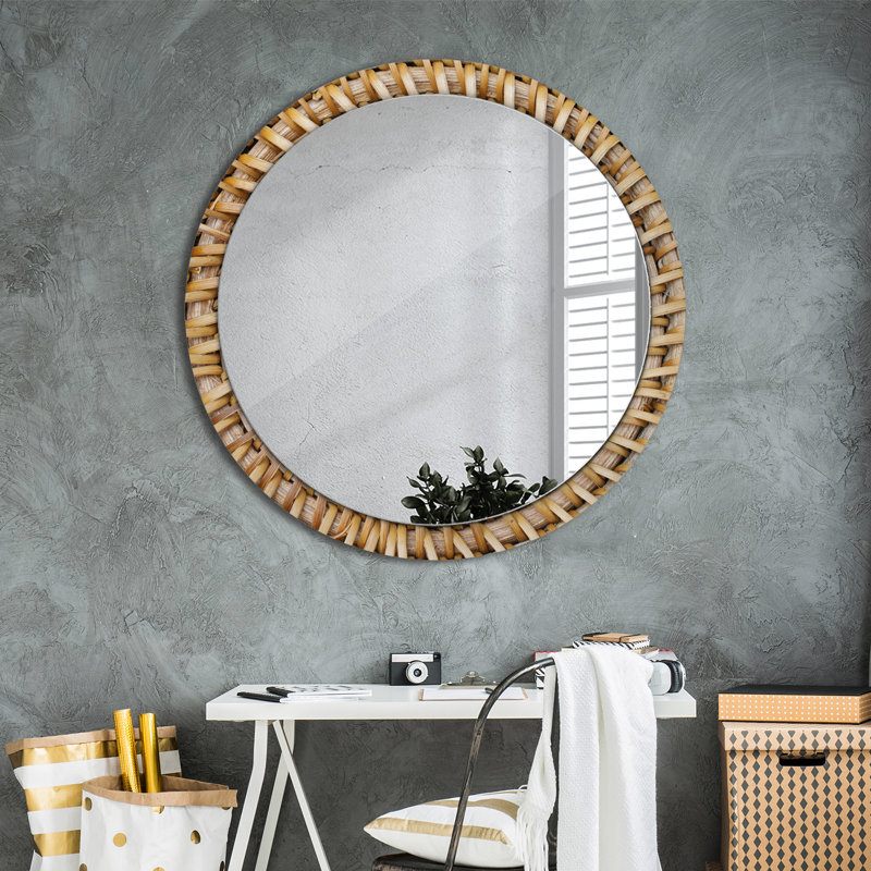 Huldar Glass Flat Wall Mirror