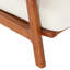 Chaise d'appoint en bois classique avec coussins moelleux et structure en bois massif-2061153394